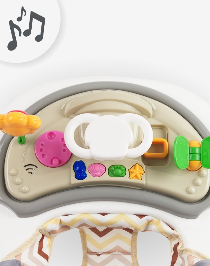 KikkaBoo Misty Beige – Trotteur pour Bébé 6M+