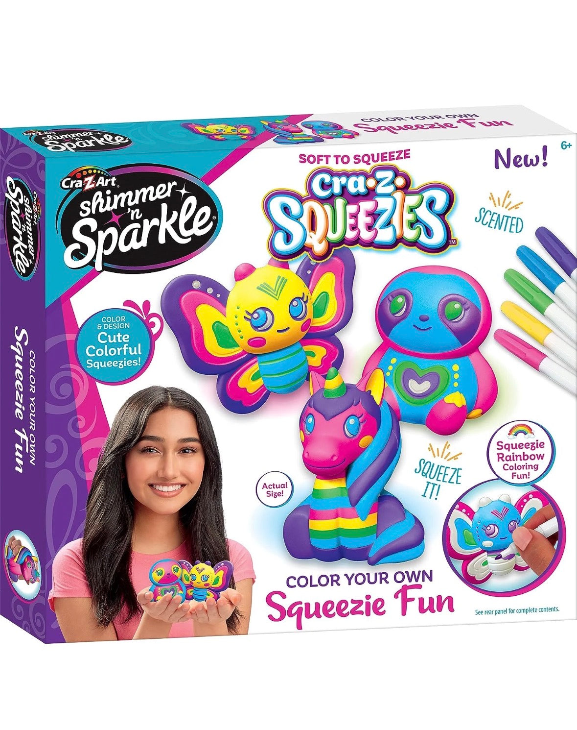 Cra-Z-Art Shimmer’n Sparkle – Squeezies à décorer