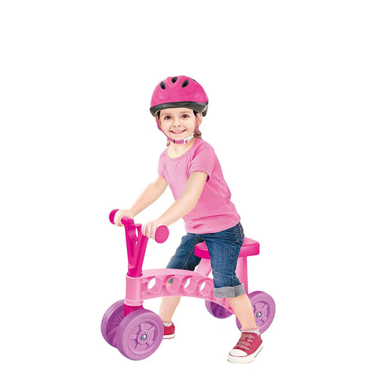 Mini Porteur Bébé 4 Roues – Balance Bike & Scooter Enfant - Rose