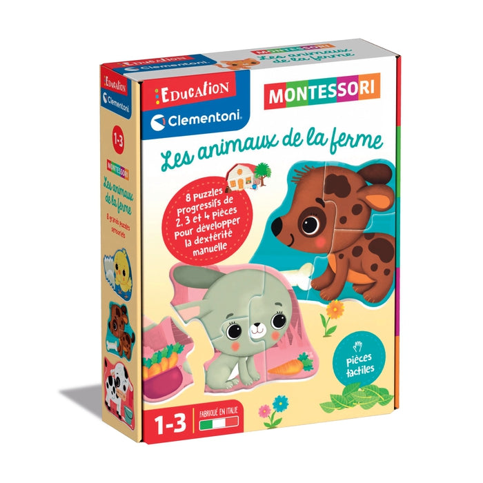 Les Animaux de la Ferme – Montessori : Des Puzzles Éducatifs pour les Tout-Petits