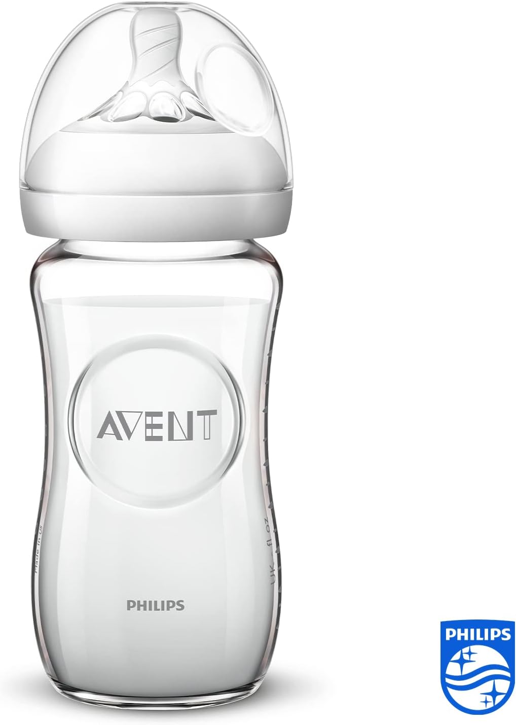 Biberon Natural en Verre 240 ml (1M+) - Philips Avent