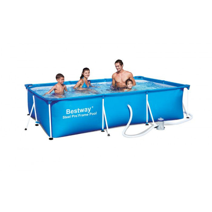 Piscine Hors Sol Rectangulaire – Bestway Steel Pro™ 300 x 201 x 66 cm avec Pompe