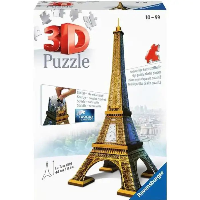 Puzzle 3D Tour Eiffel – 216 pièces – Ravensburger