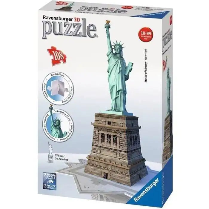 Puzzle 3D Statue de la Liberté – 108 pièces – Ravensburger