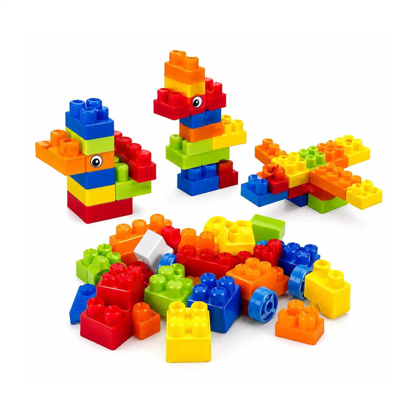 Blocs de Construction Souples TPR Hibou – Boîte de Rangement
