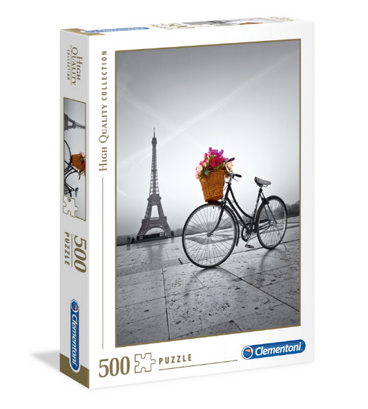 Puzzle 500 pièces – Promenade romantique à Paris – Clementoni