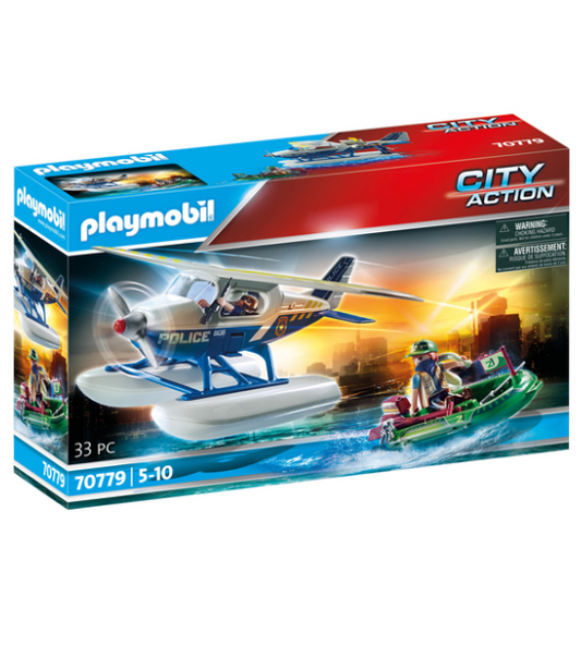 Playmobil City Action – Hydravion de Police et Bandit