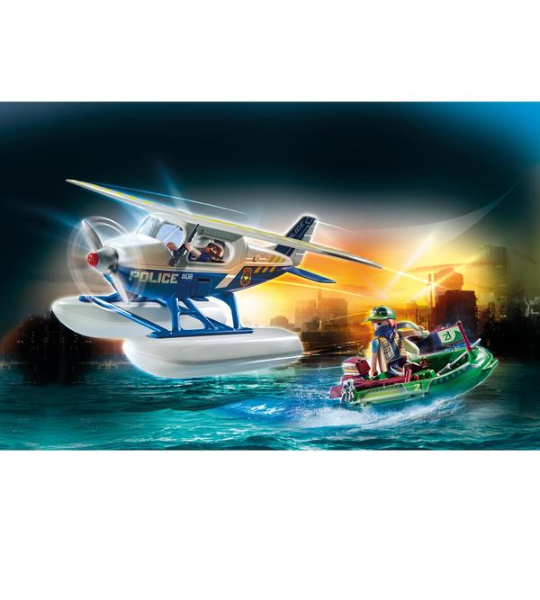 Playmobil City Action – Hydravion de Police et Bandit