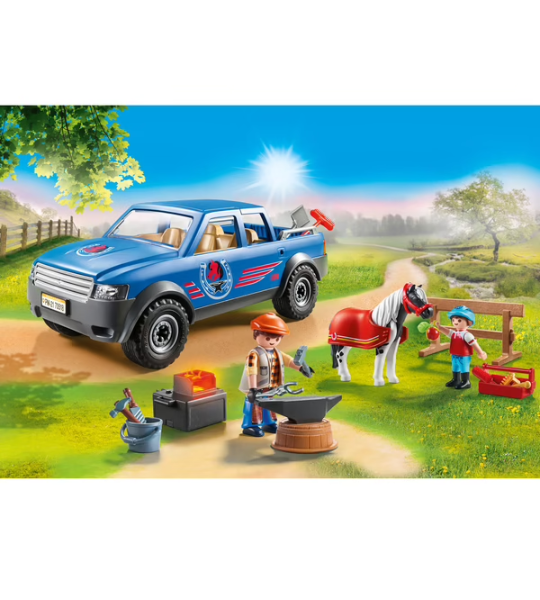 Maréchal Ferrant et Véhicule – Playmobil Country