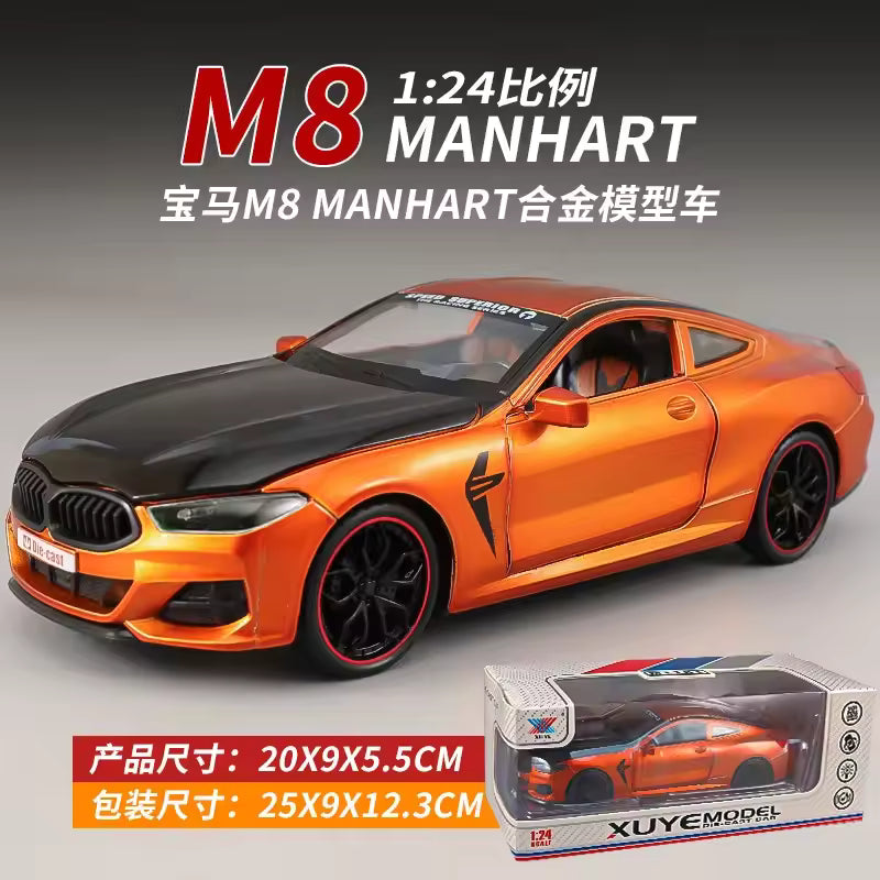 Modèle réduit BMW M8 Coupe Performance - Échelle 1:24