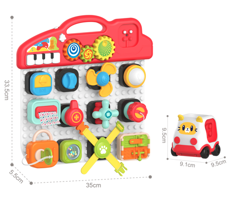 Musical Blocks Board – Tableau d’Apprentissage Musical Interactif pour Enfants - Huanger