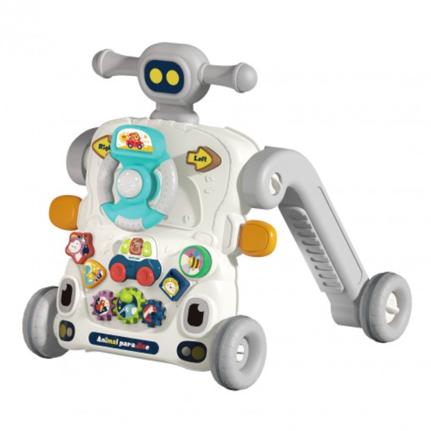 Trotteur Multifonction 6 en 1 pour Bébé Gris - Huanger