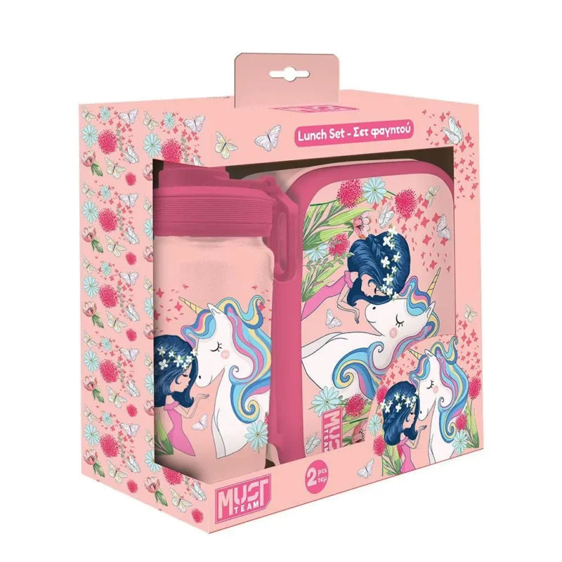 Set Repas Licorne – Gourde et Boîte à Repas – MUST Team