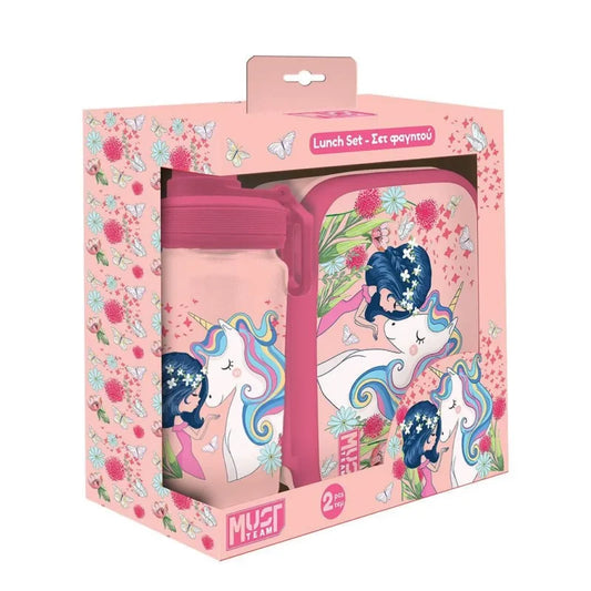 Set Repas Licorne – Gourde et Boîte à Repas – MUST Team