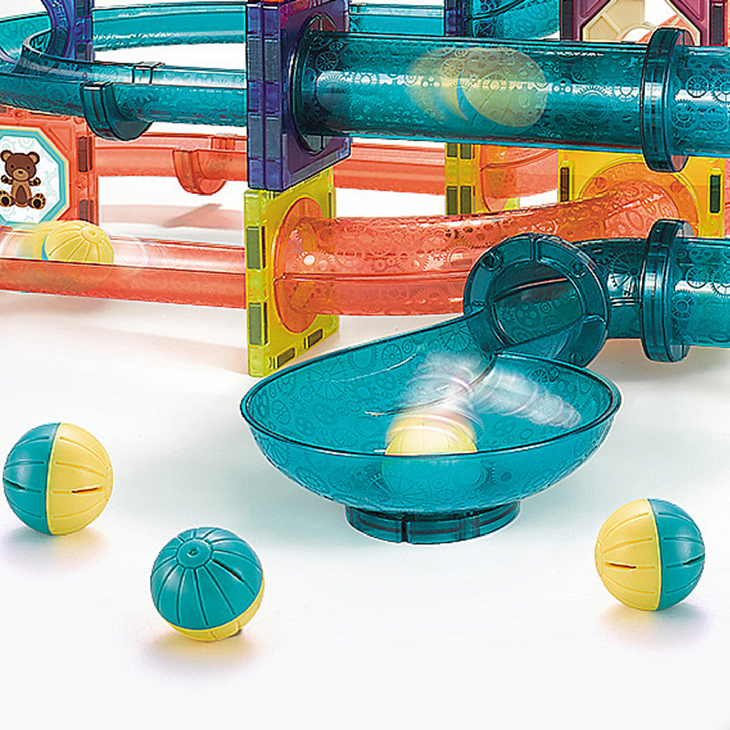Magnalux – Tuiles Magnétiques Durables pour Enfants - 270 pcs