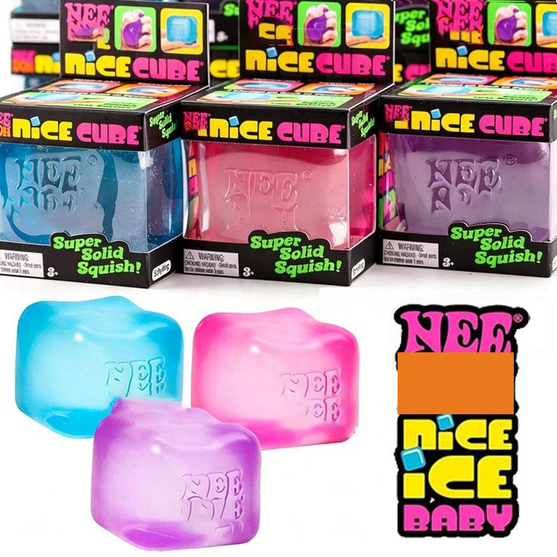 NeeDoh Cube – Cube Anti-Stress Sensoriel à Malaxer et Étirer