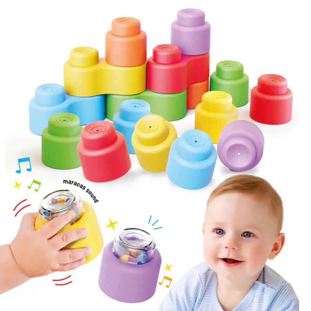 Soft Happy Sound avec Hochets Sonores 18 Pièces – Quercetti