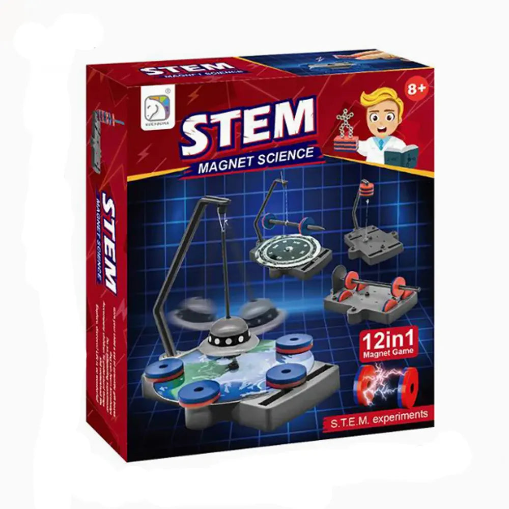 Kit Scientifique Magnétique 12 en 1 - Expériences STEM