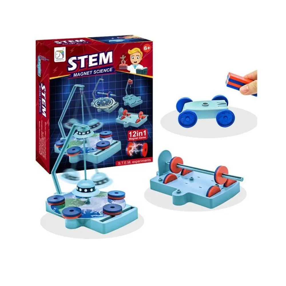 Kit Scientifique Magnétique 12 en 1 - Expériences STEM