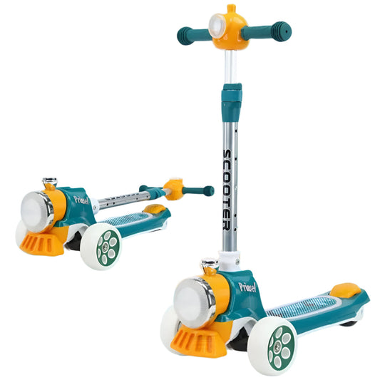 Trottinette 3 Roues Enfant avec Lumière Frontale