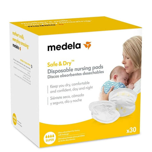 Coussinets d’allaitement jetables Safe & Dry – Medela (x30)