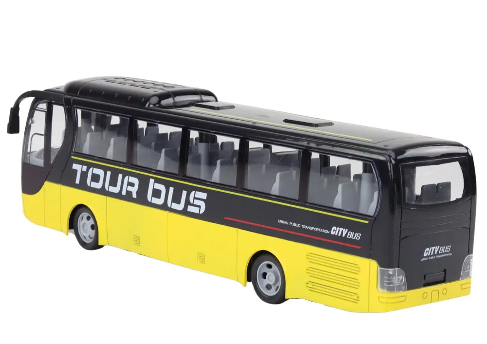 Bus Télécommandé RC Jaune avec Effets Lumineux