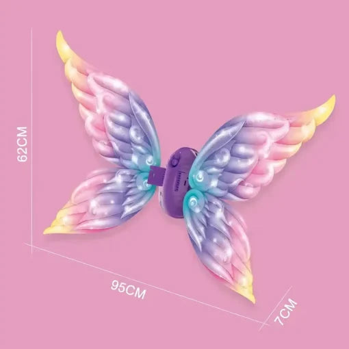 Licorne Lumineuse LED – Ailes de Papillon Ange Princesse