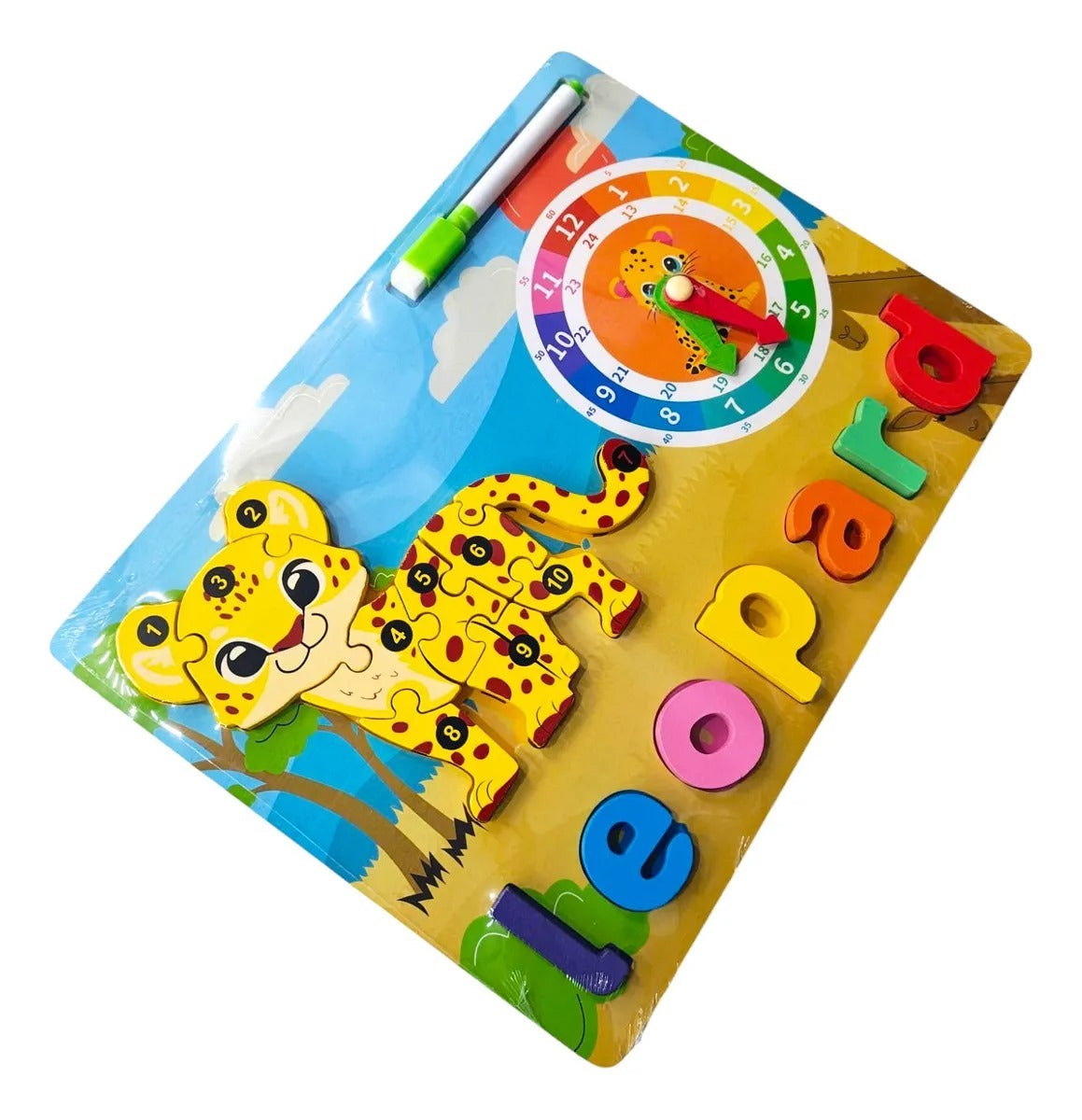 Puzzle Montessori Alphabet Dinosaure