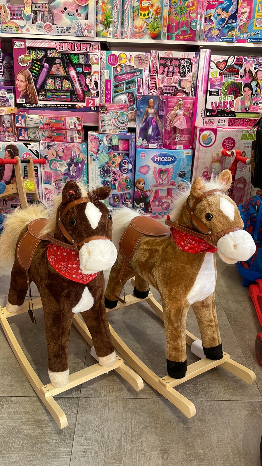 Cheval à Bascule en Bois