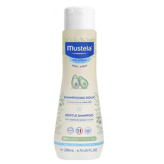 Mustela Shampoing Doux Bébé à l’Avocat BIO – 200ml