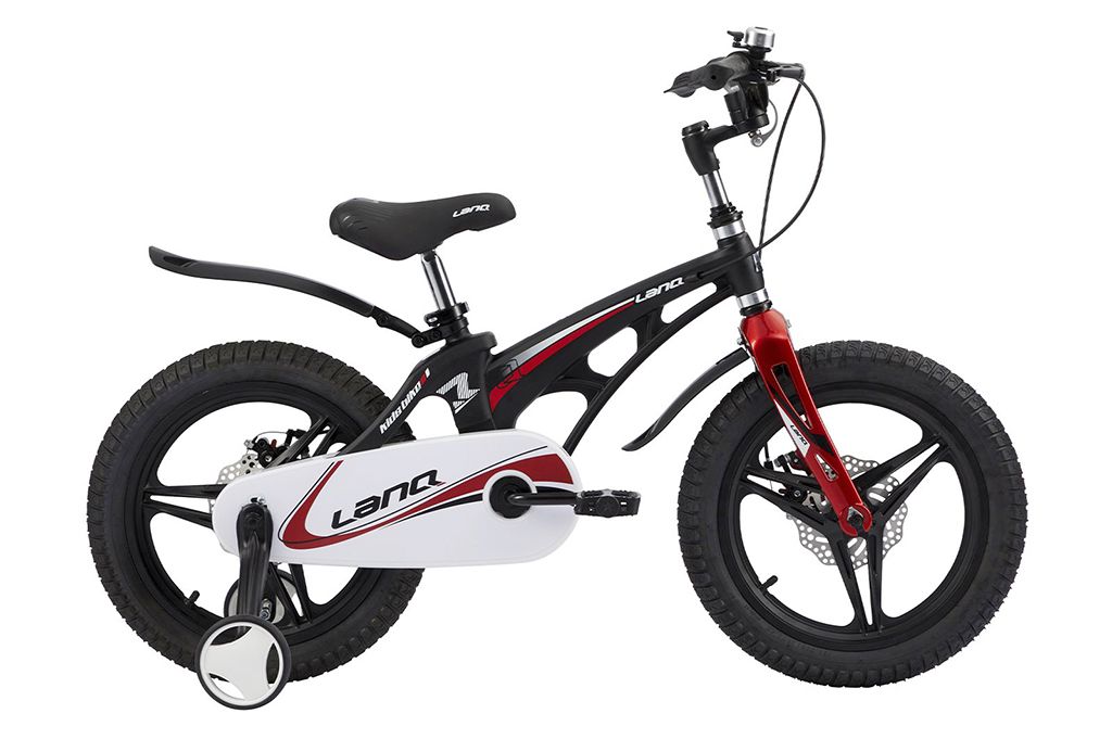 Lanq FD 16 pouce Vert avec Roues de Sécurité – Vélo Enfant 4 à 7 Ans