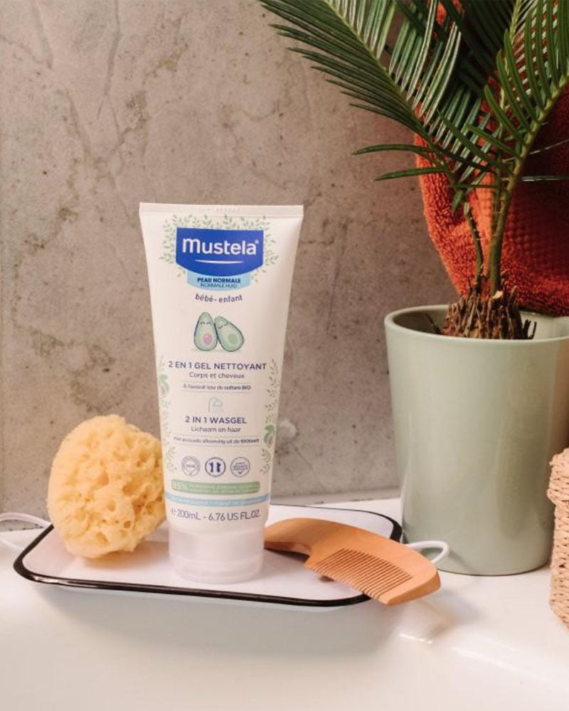 Gel Nettoyant 2 en 1 à l'Avocat Bio - Mustela