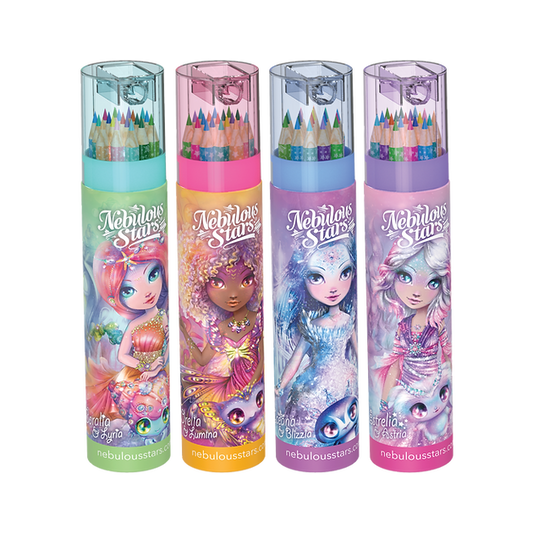 Tube de Crayons de Couleur et Crayon à Papier – Nebulous Stars