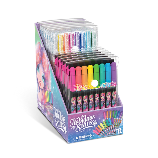 Stylos à encre gel – Couleurs néon et métallisées