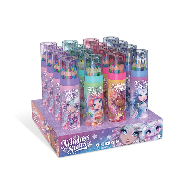 Tube de Crayons de Couleur et Crayon à Papier – Nebulous Stars