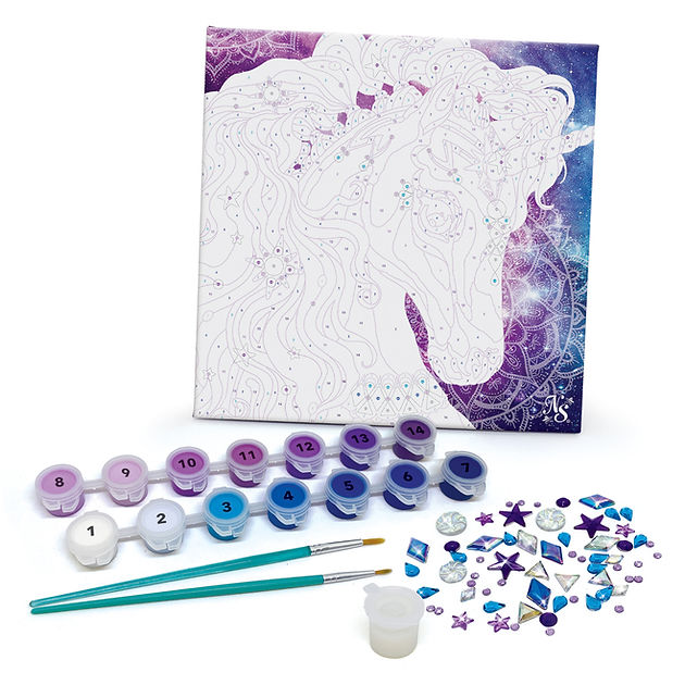 Peinture à Numéros sur Toile – Nebulous Stars