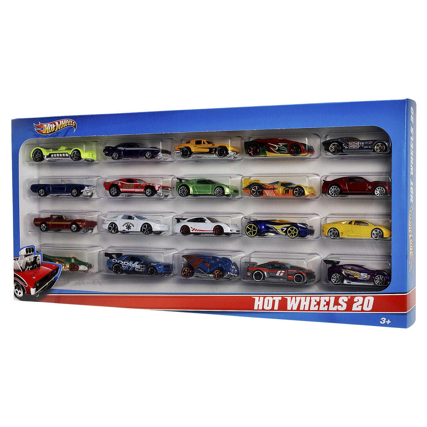 Coffret 20 Voitures Miniatures Hot Wheels – Échelle 1:64