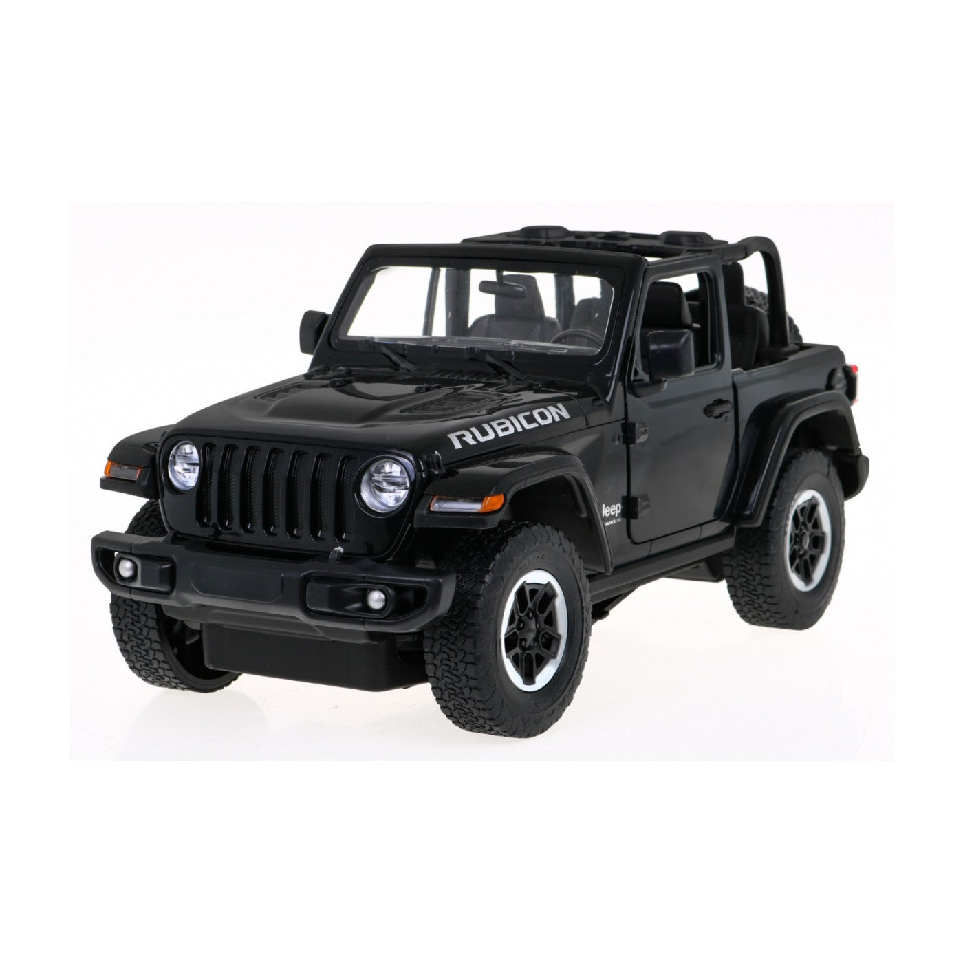 Voiture radiocommandée Jeep Wrangler Rubicon Noir 1:14 - Rastar
