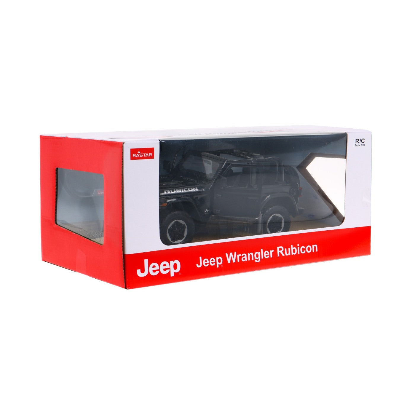 Voiture radiocommandée Jeep Wrangler Rubicon Noir 1:14 - Rastar