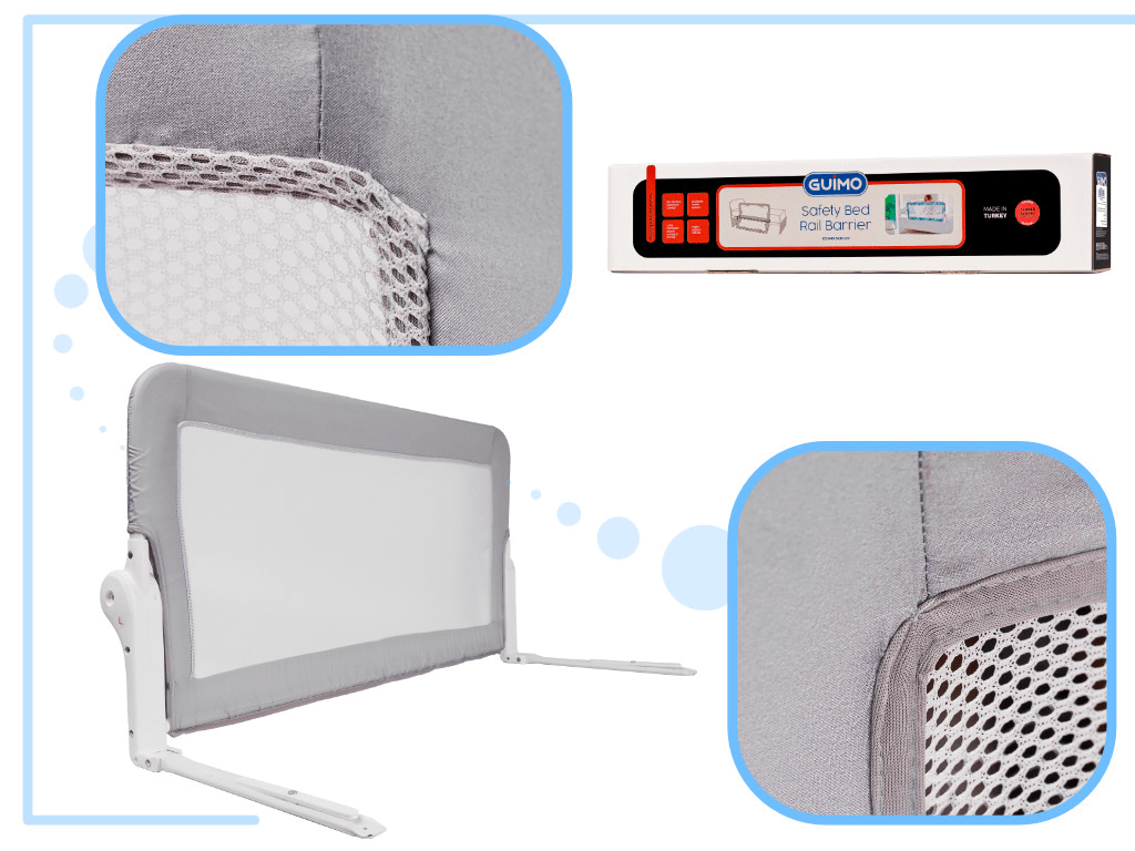 Barrière de Lit de Sécurité 150 × 48,5 × 35 cm – Guimo