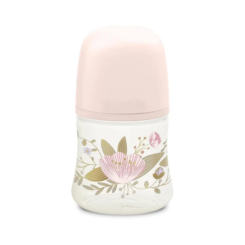 Biberon Premium Suavinex Tétine SX Pro Débit Lent 150ml - Rose
