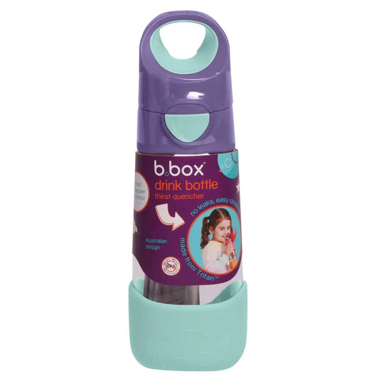 B.Box Bouteille avec Paille 450 ml – Lilac Pop