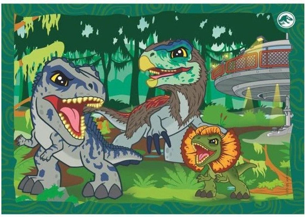 Puzzle 4 en 1 – Jurassic World – Clementoni