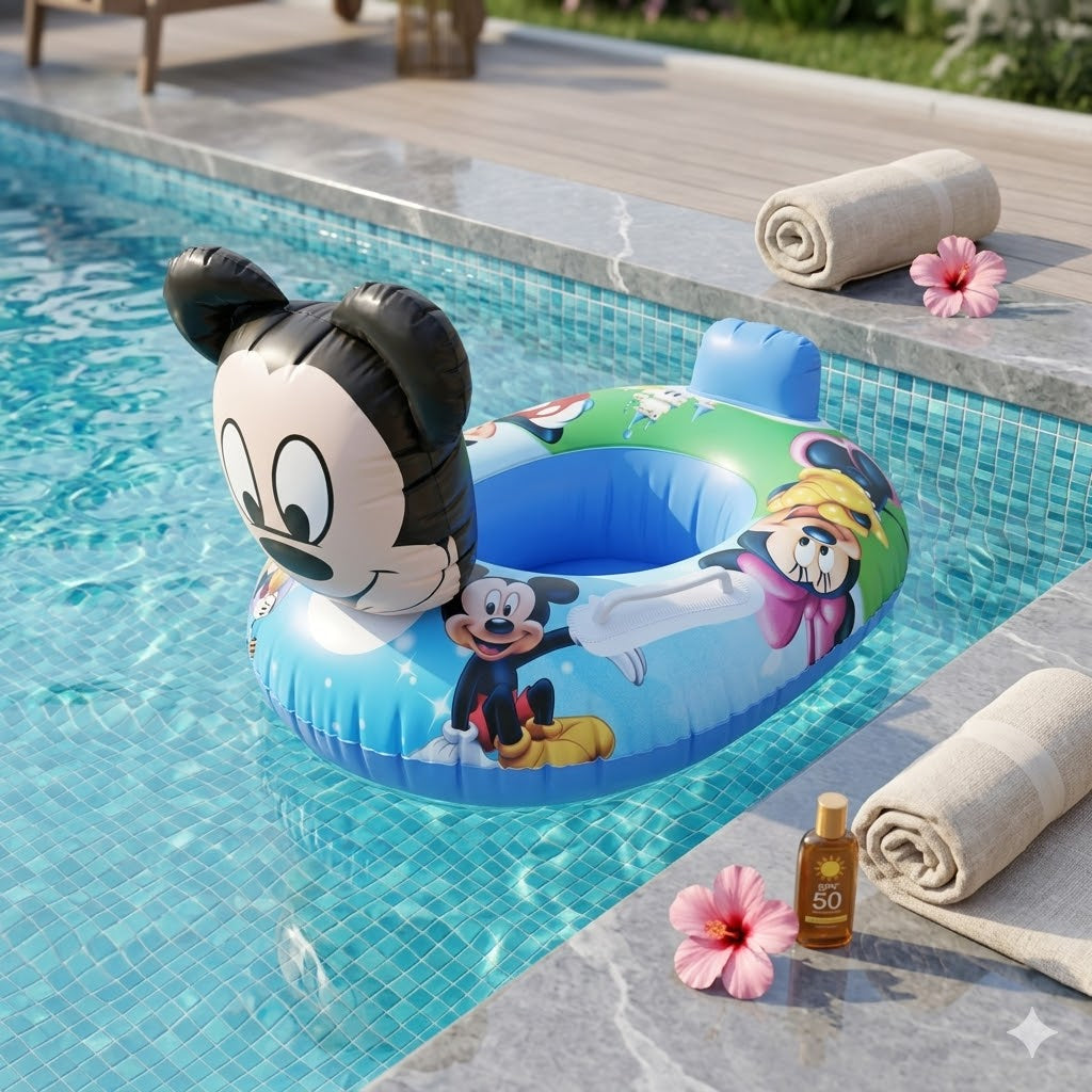 Bouée Siège Bébé Mickey Mouse – Tête 3D