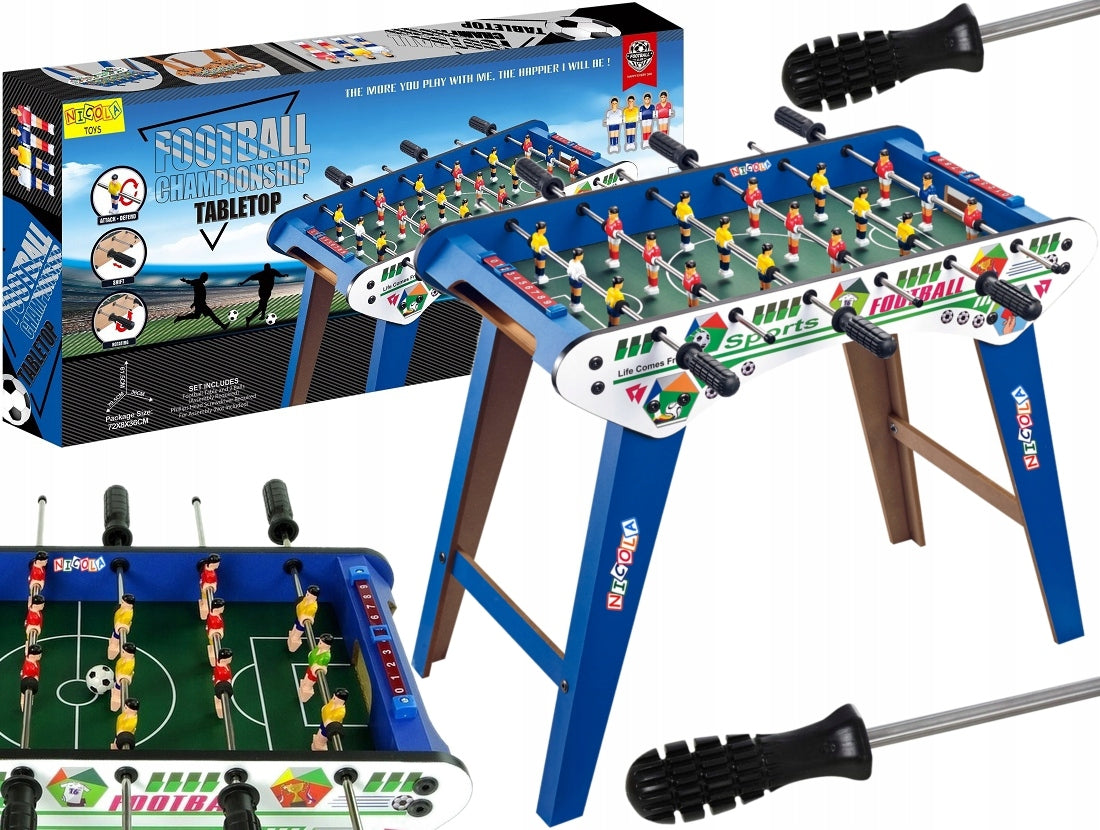 Table de Jeu de Football en Bois – Grande Table d'Arcade