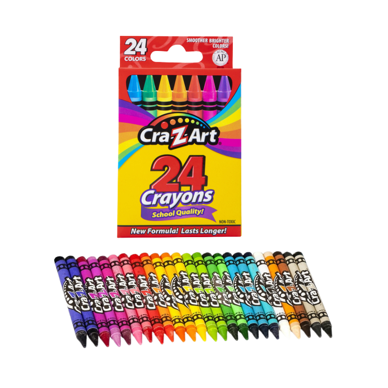 Cra-Z-Art – Boîte de 24 crayons de couleur