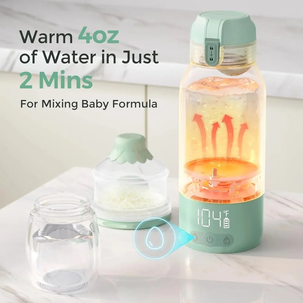 Chauffe-Biberon Portable 2-en-1 Eau & Lait Maternel – Momcozy