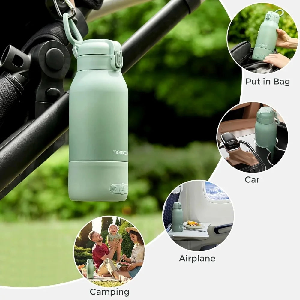 Chauffe-Biberon Portable 2-en-1 Eau & Lait Maternel – Momcozy