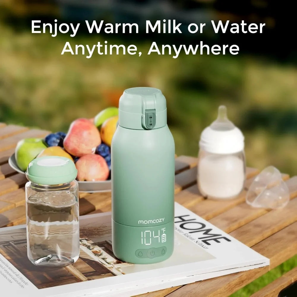 Chauffe-Biberon Portable 2-en-1 Eau & Lait Maternel – Momcozy