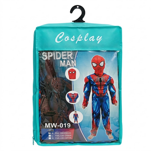 Déguisement Spider-Man Musclé pour Enfant - Costume Cosplay 3 pièces